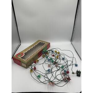 VTG Colored Flower Genuine Italian Miniature Christmas Lites Tested Kurt S Adler